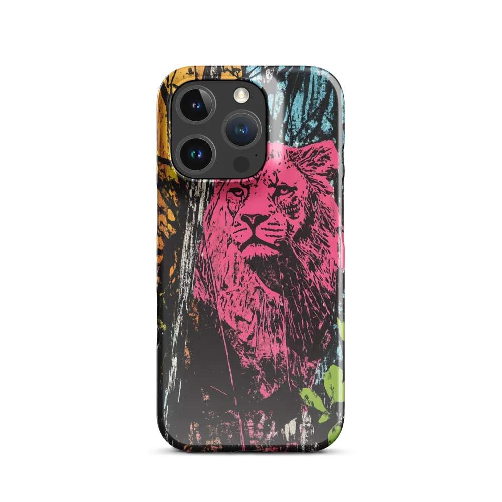 Fierce Vibrance: The Pink Lion