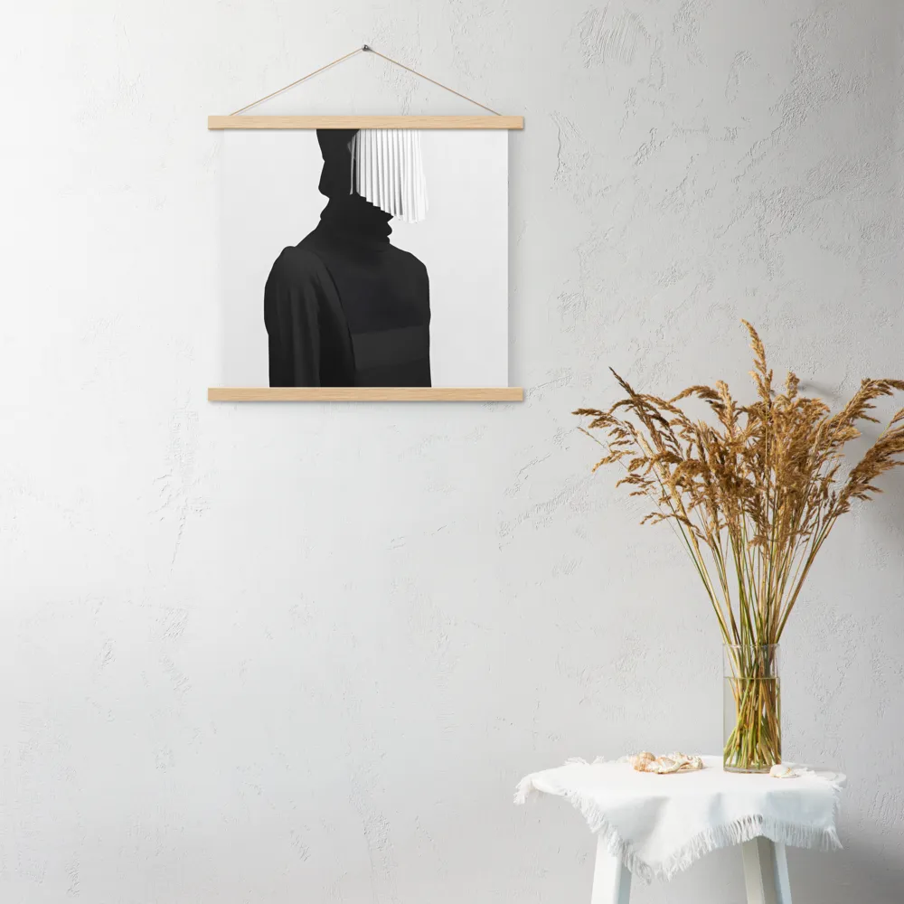 Veil of Mystery | Poster With Oak Wood Hanger | 18″×18″