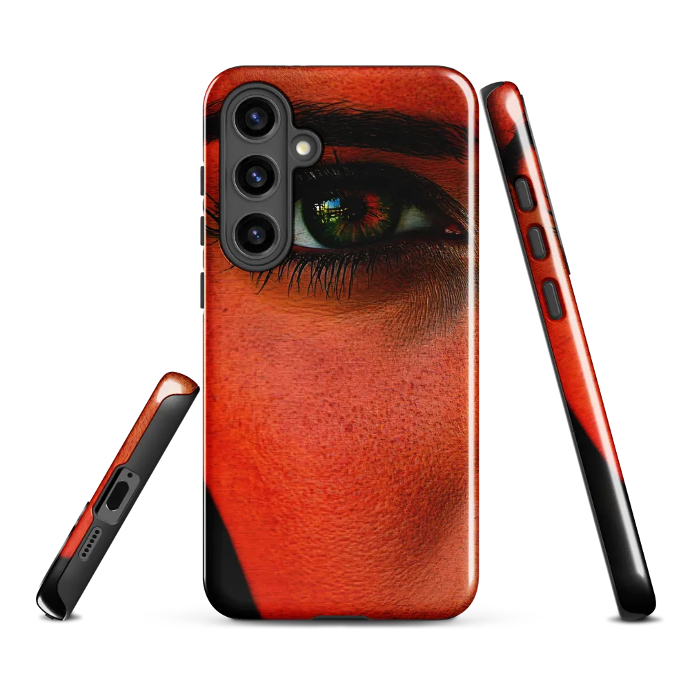 Gaze of Intensity | Phone Case |  S24 Plus | Tough Case | Glossy