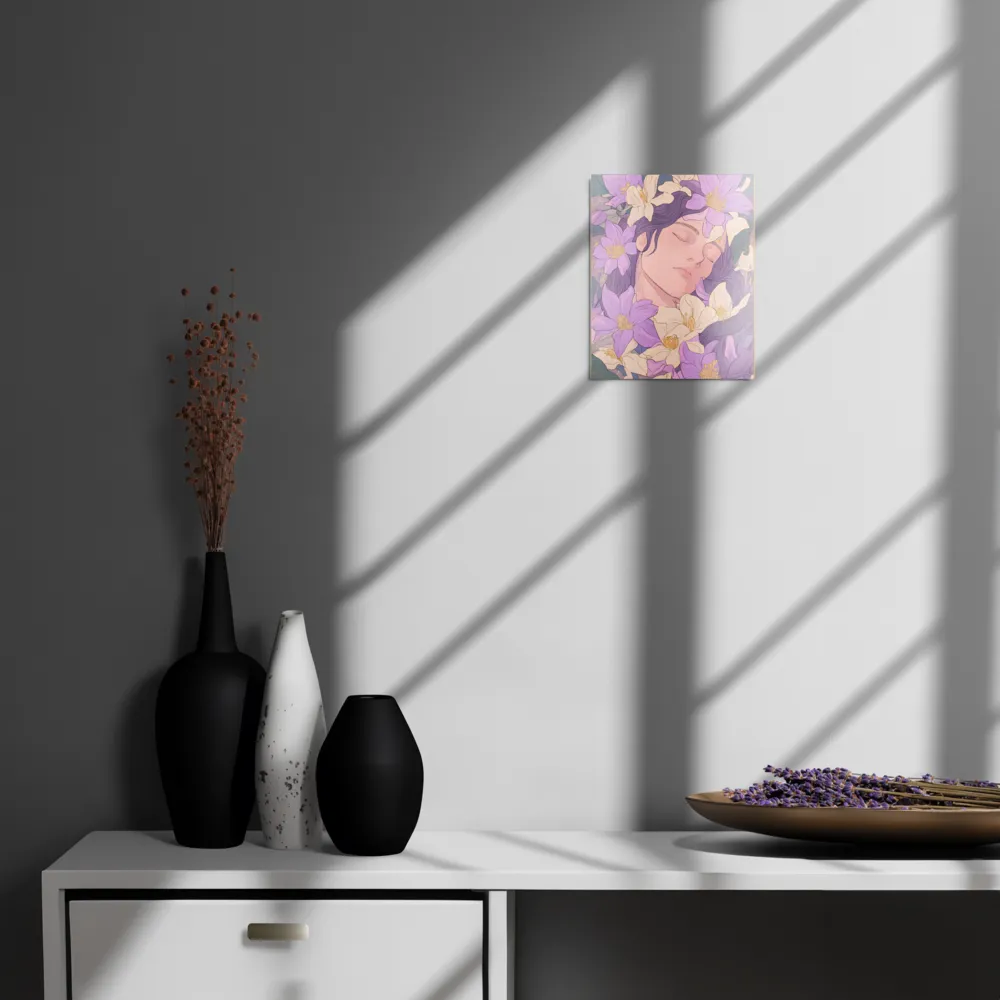 Harmony in Bloom | Metal Print | 8″×10″