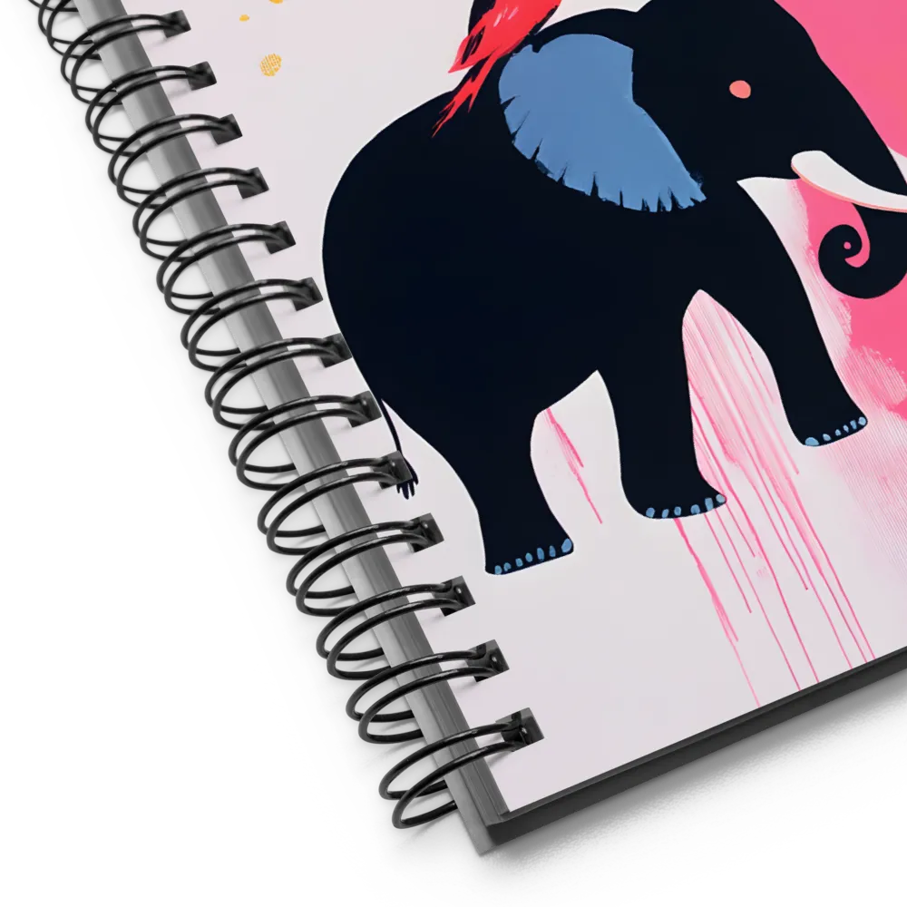 Whimsical Elephant | Spiral Notebook