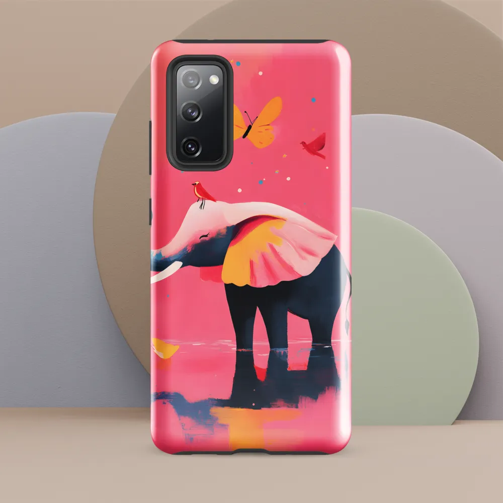 Whimsical Serenity: The Playful Elephant