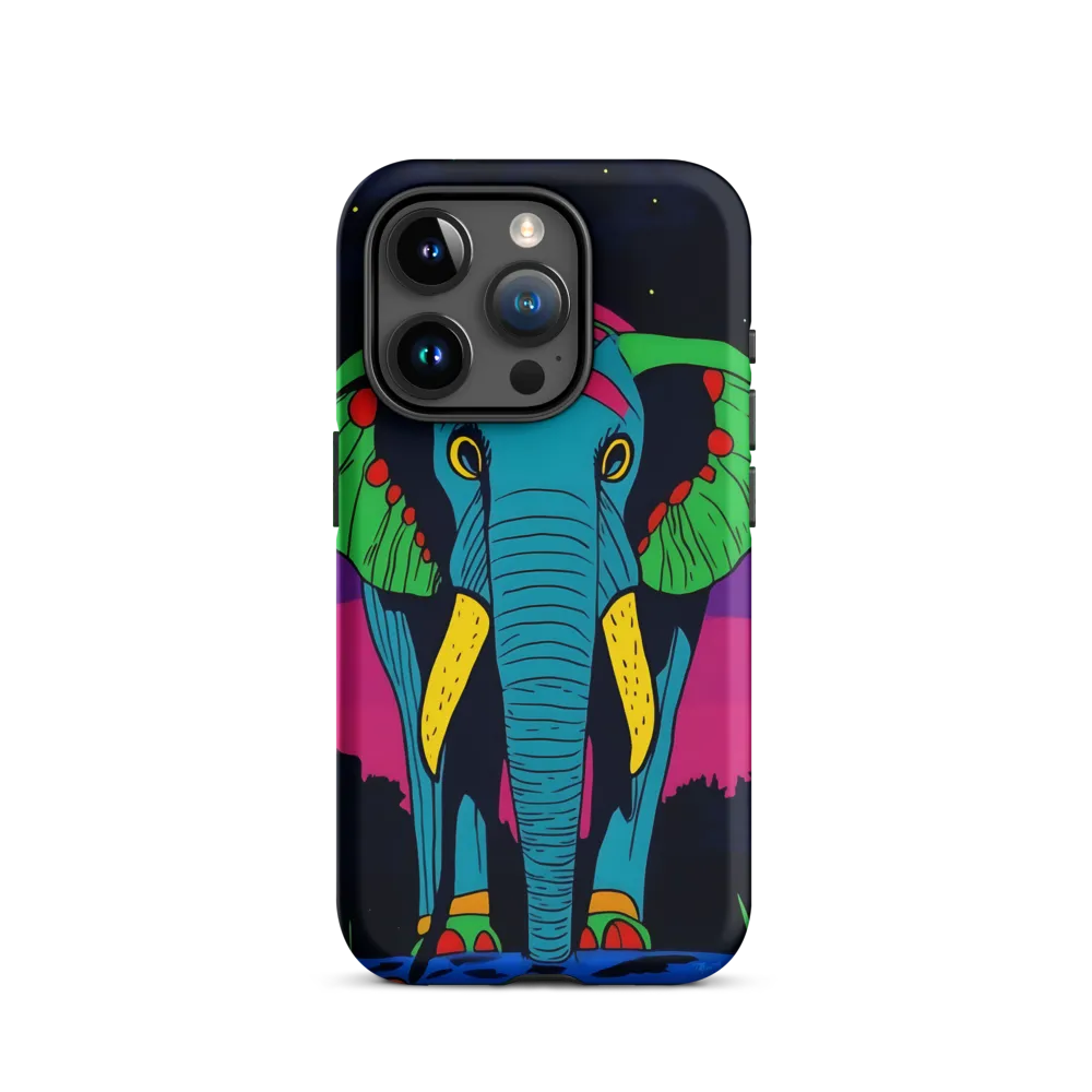 Whimsical Majesty: The Vibrant Elephant