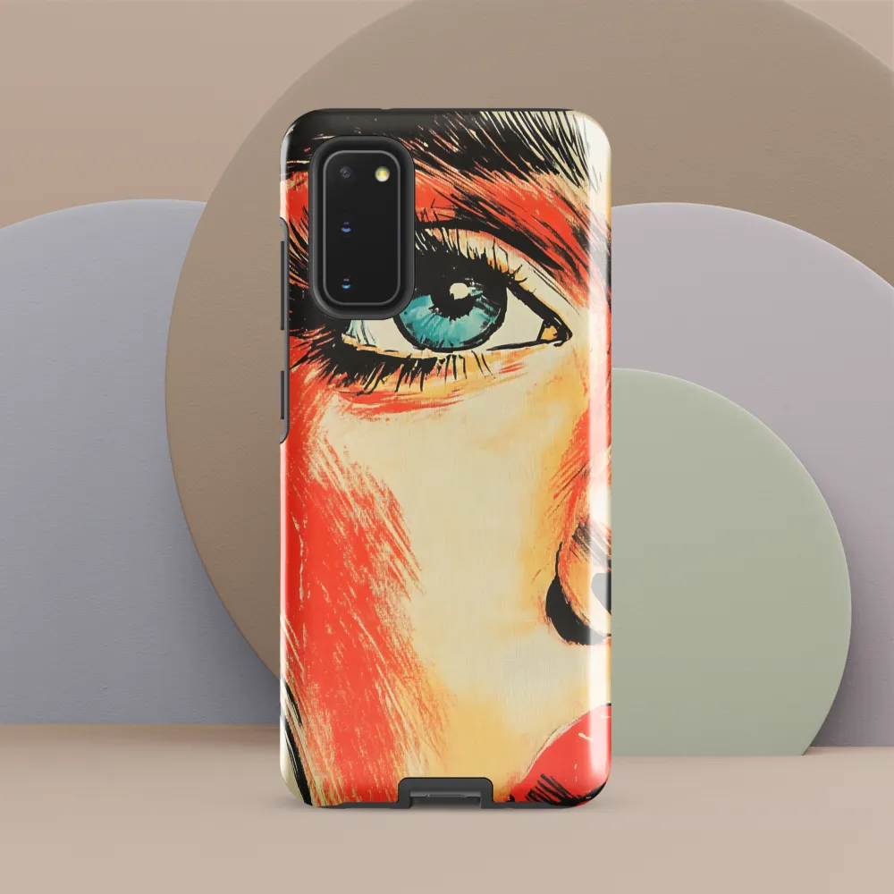 Intense Gaze: A Pop Art Portrait