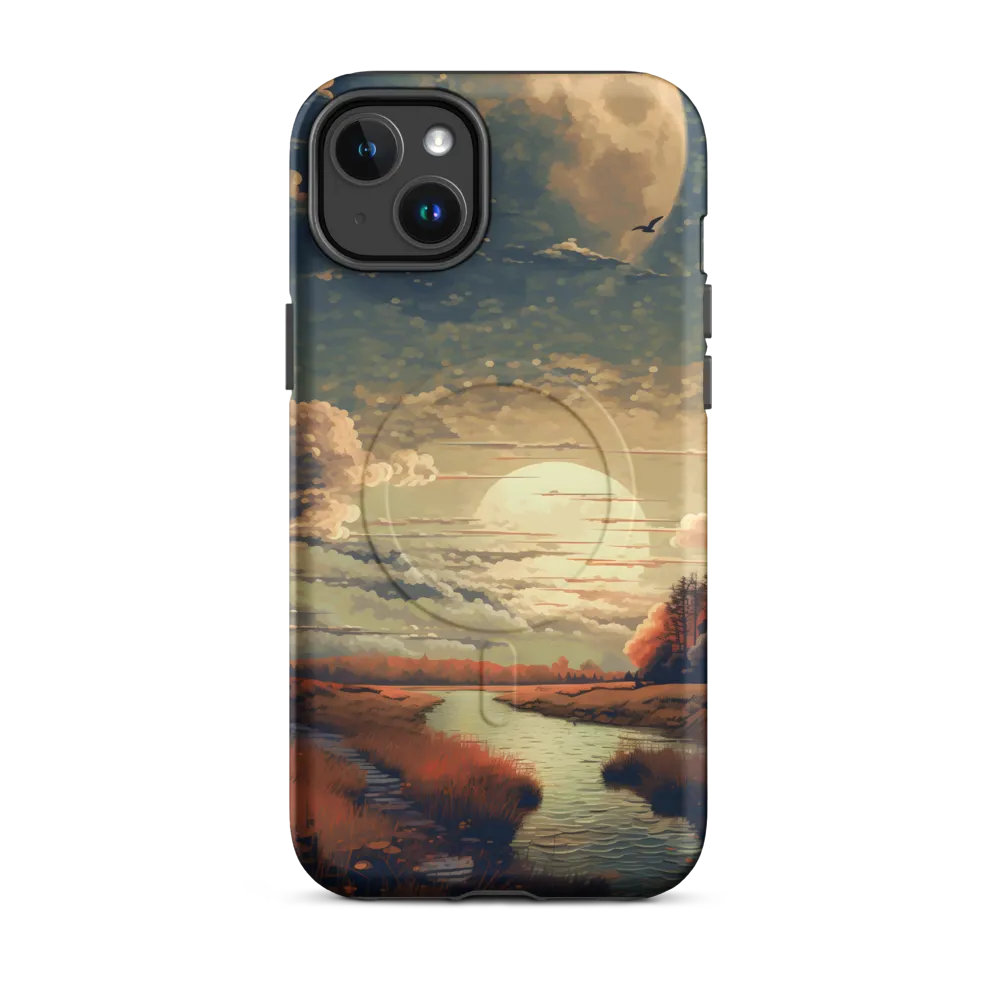 Whispers of Dusk: A Tranquil River Landscape