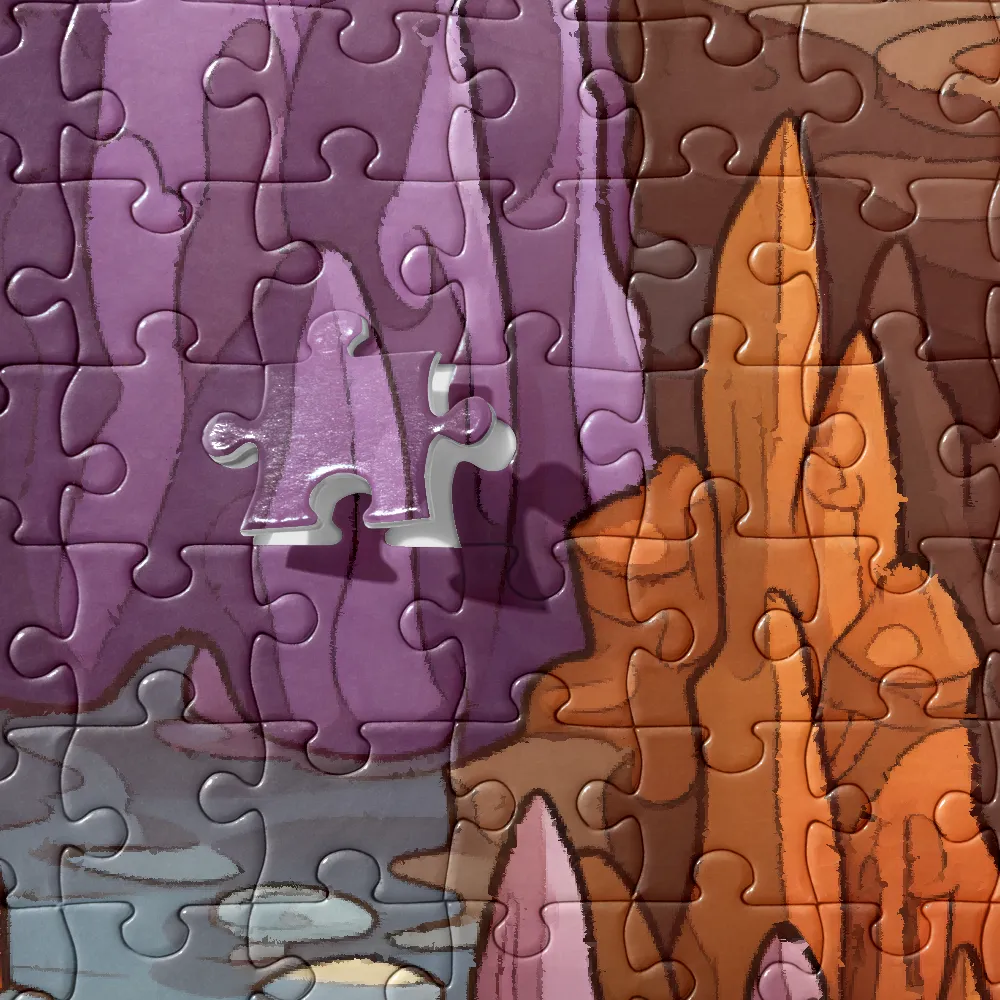 Vibrant Rockscape: A Digital Odyssey