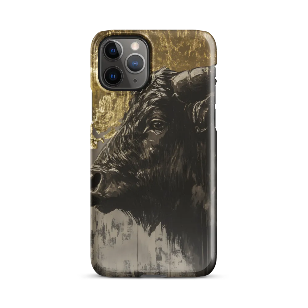 Majestic Bull Against the Golden Horizon