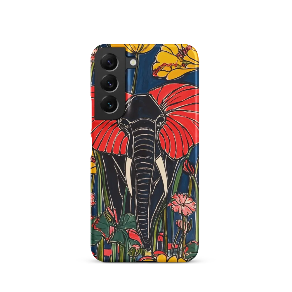 Elephant in Bloom | Phone Case |  S22 | Snap Case | Matte