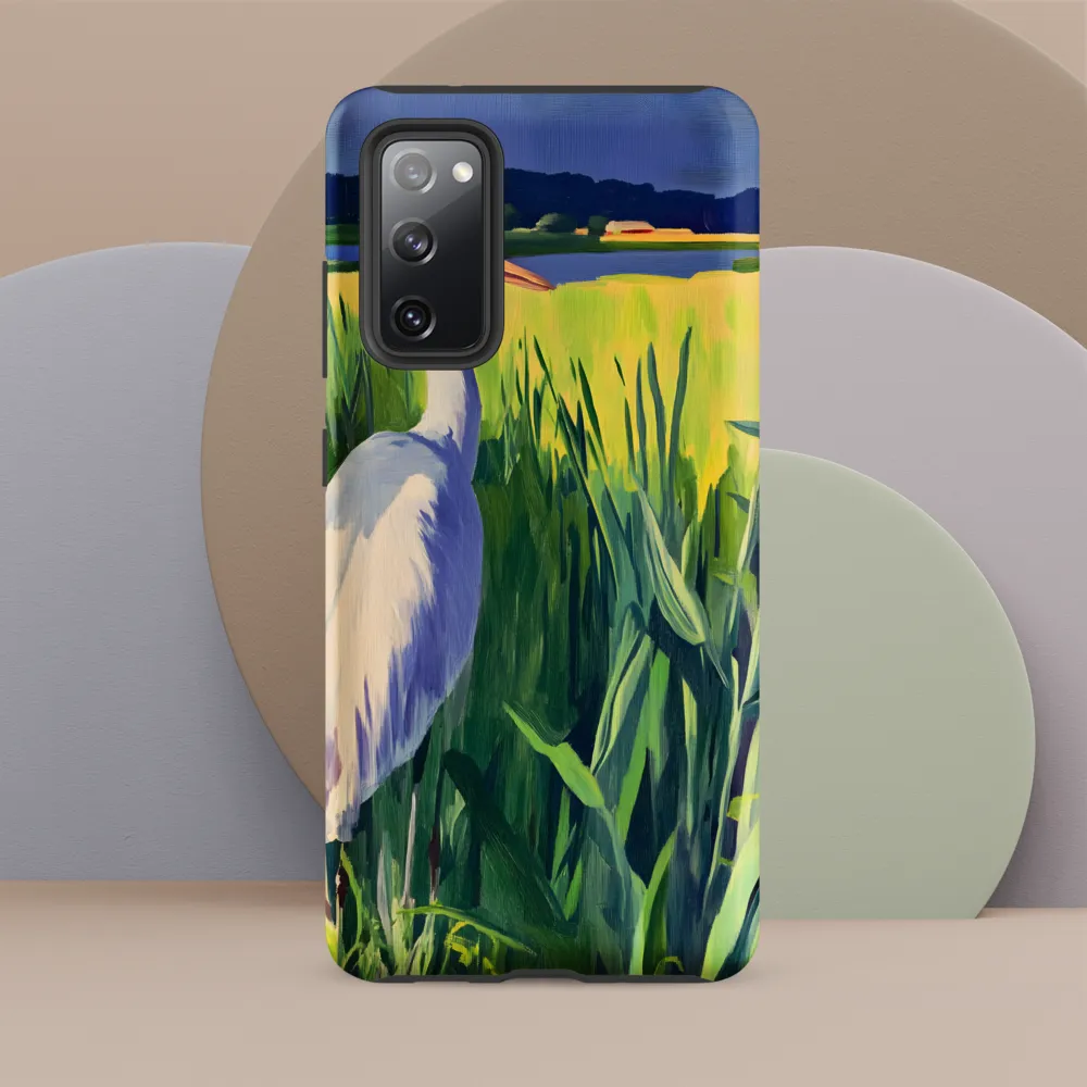 Graceful Presence: The Heron in the Meadow