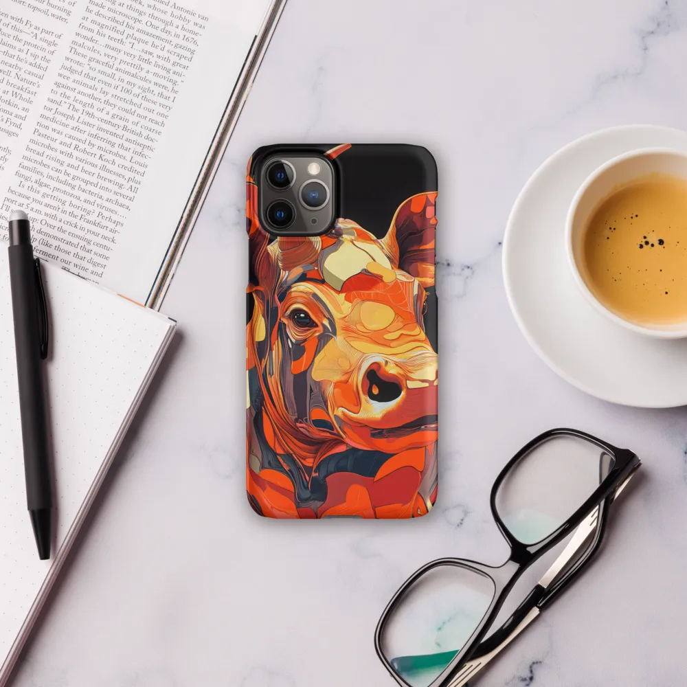 Modern Serenade: The Vibrant Cow