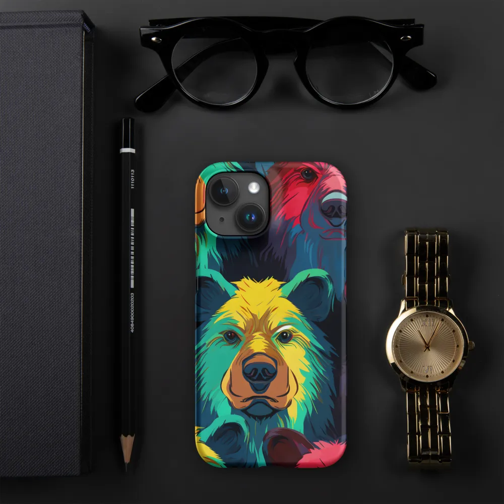 The Colorful Essence of Bears | Phone Case |  15 | Snap Case | Matte