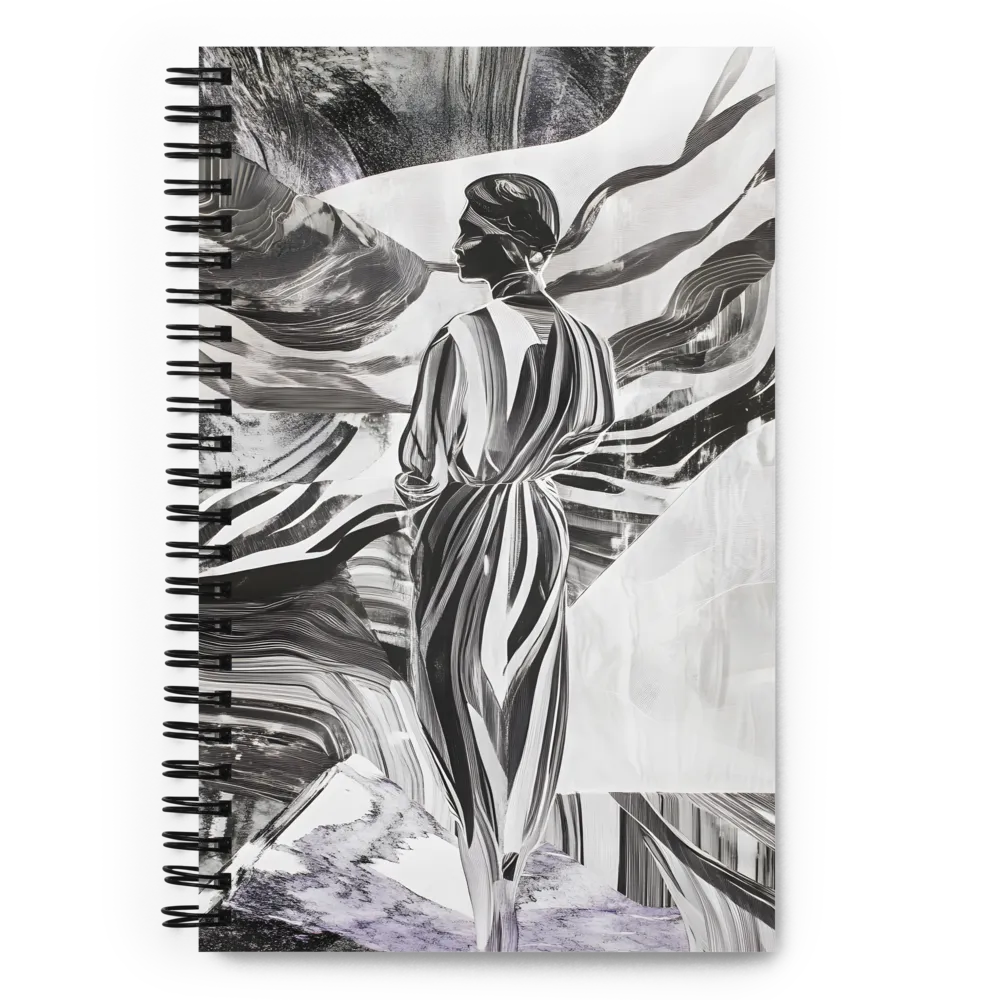 Elegance in Motion | Spiral Notebook