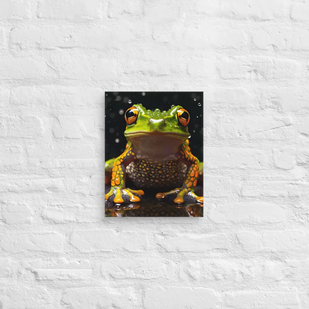 Emerald Elegance: The Frog in Focus