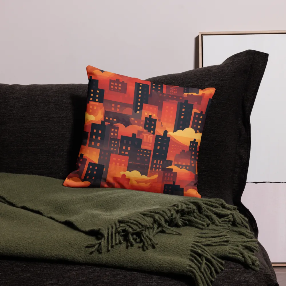 Radiance of the Urban Horizon | Pillow | 18″×18″