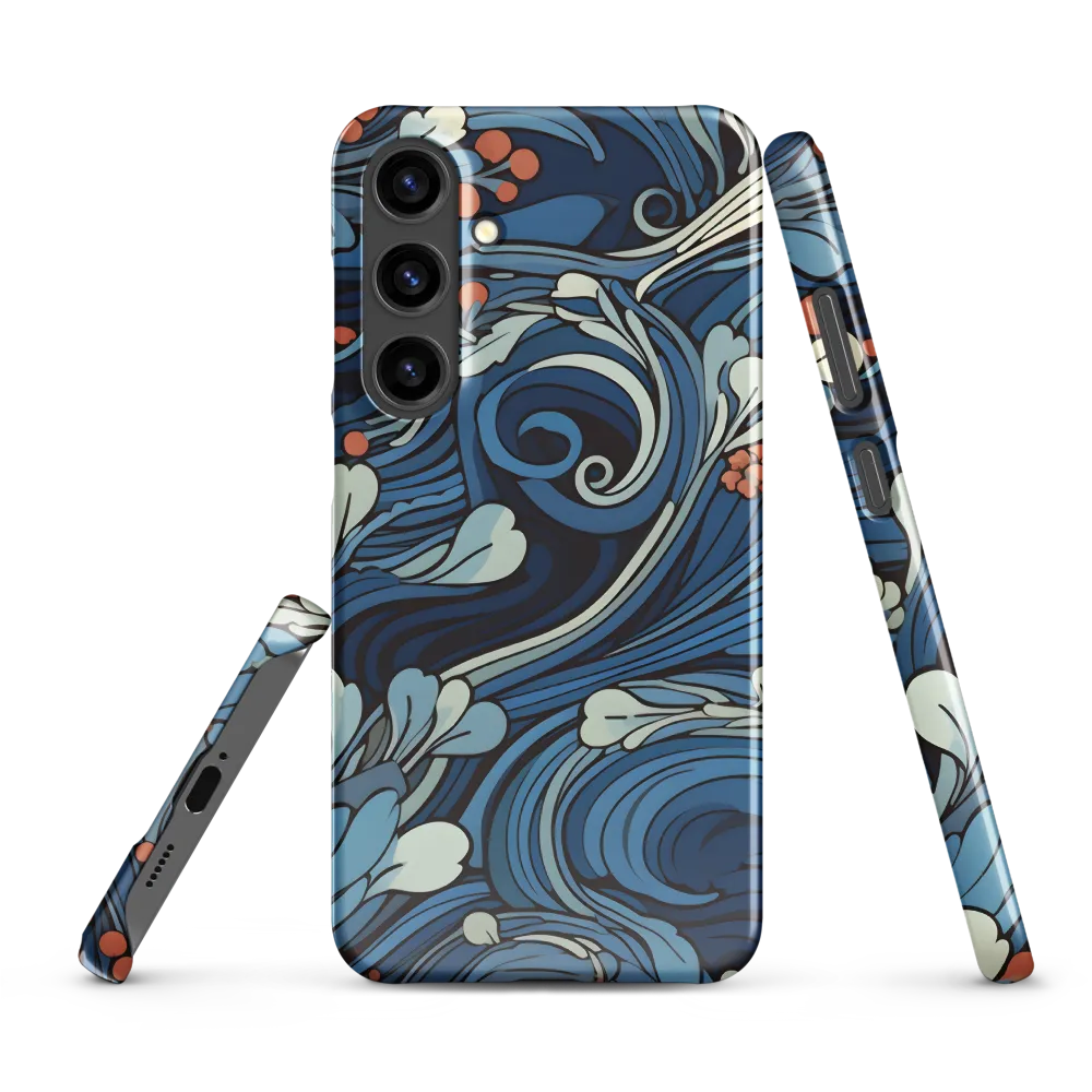Nature's Elegance: An Oceanic Tapestry | Phone Case |  S24 Plus | Snap Case | Glossy