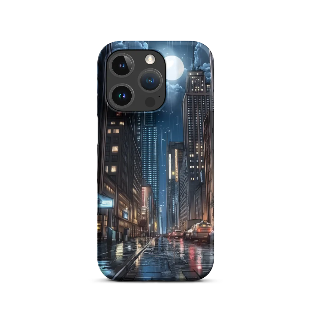 Moonlit Urban Serenity | Phone Case |  16 Pro | Snap Case | Matte