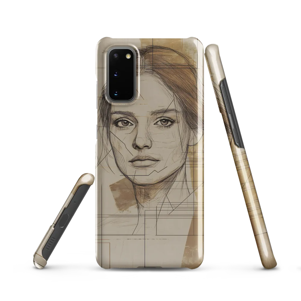 Geometric Elegance: A Modern Portrait