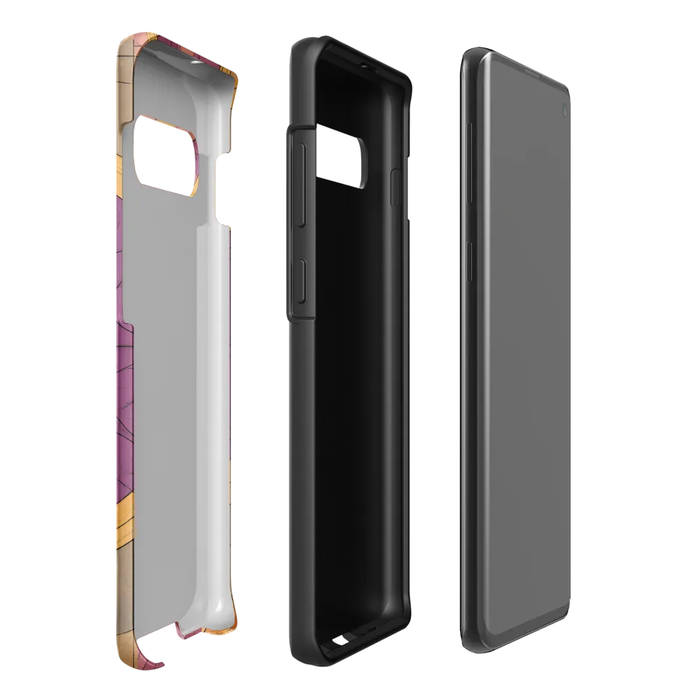 Serenity in Floral Geometry | Phone Case |  S10 Plus | Tough Case | Matte
