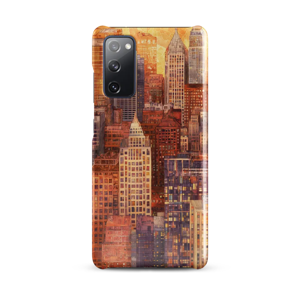 Golden Hour Over the City | Phone Case |  S20 FE | Snap Case | Glossy