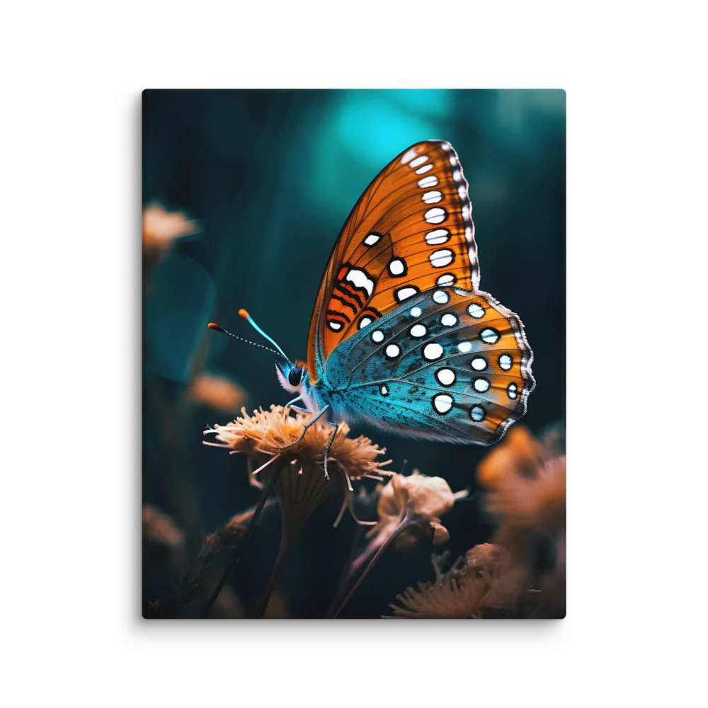 Whispers of Color: The Butterfly's Embrace