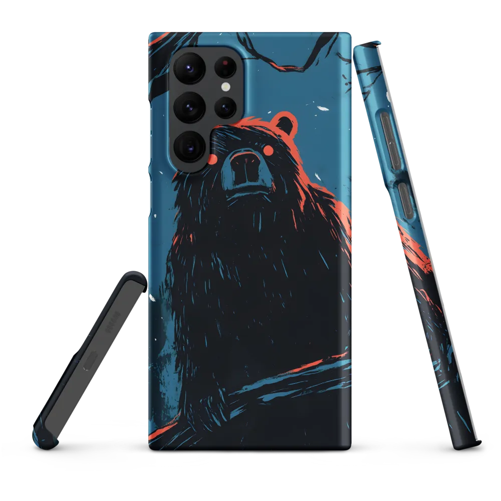 Eerie Majesty: A Bear in the Night