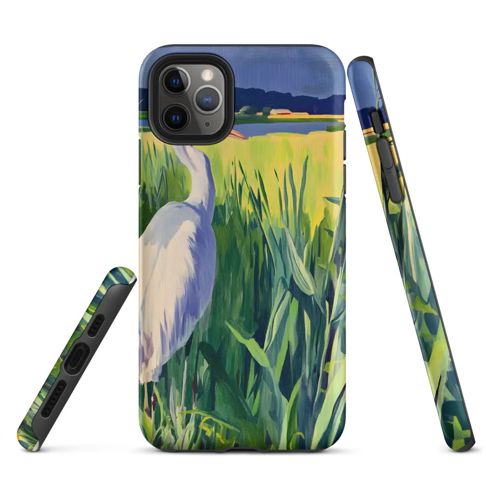 Graceful Presence: The Heron in the Meadow