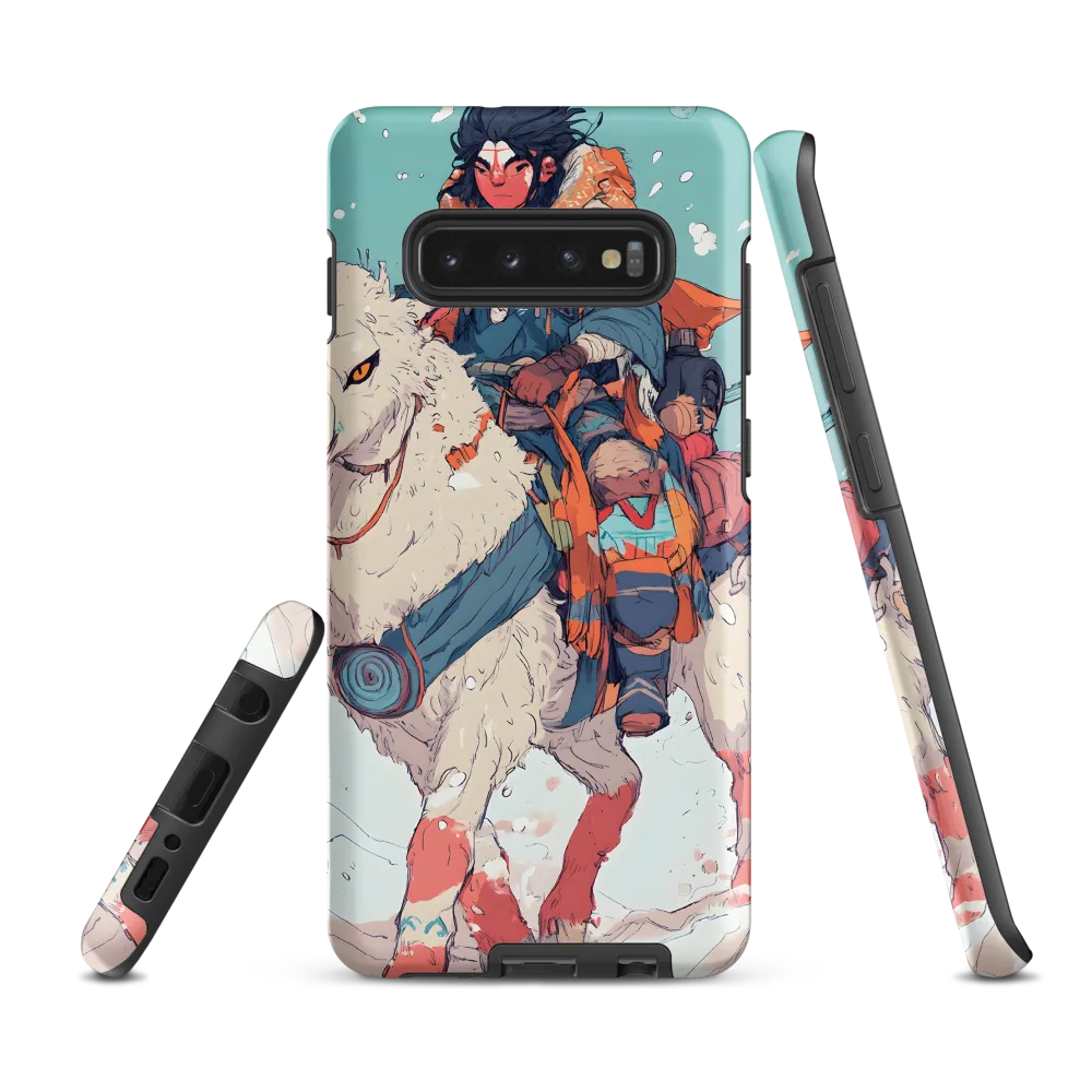 Traveler on a White Beast