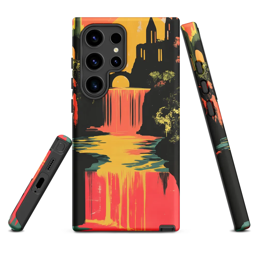 Elysian Echoes: A Surreal Reflections | Phone Case |  S24 Ultra | Tough Case | Matte