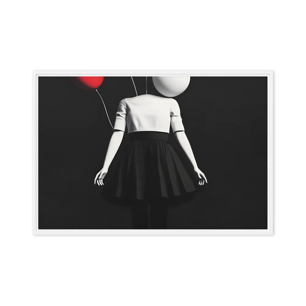 Suspended in Mystery | Canvas with White Frame | 24″×36″