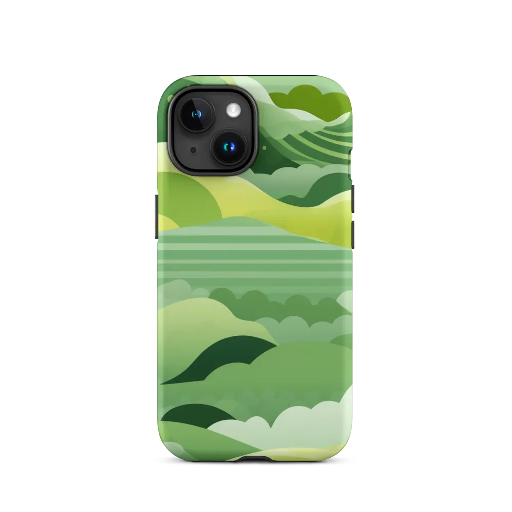 Tranquility in Green Waves