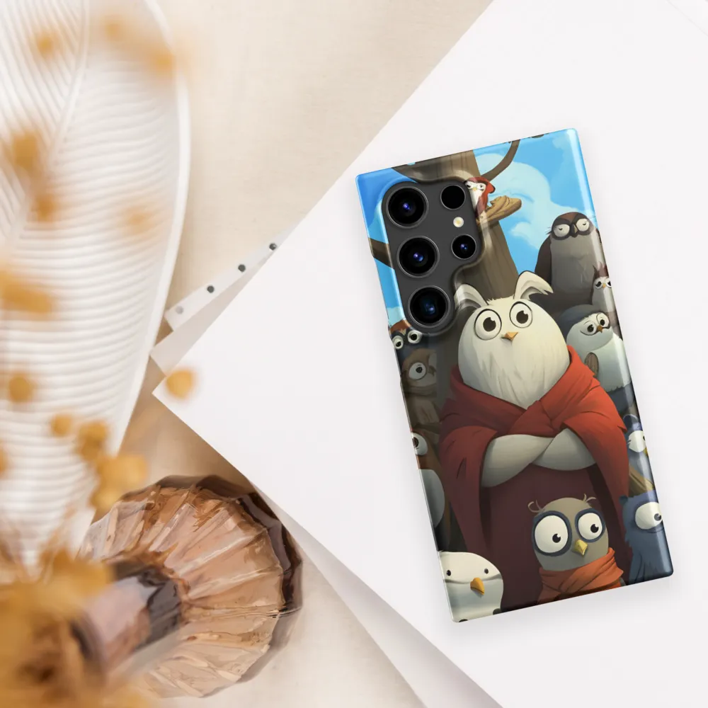 The Gathering of Owls | Phone Case |  S24 Ultra | Snap Case | Matte