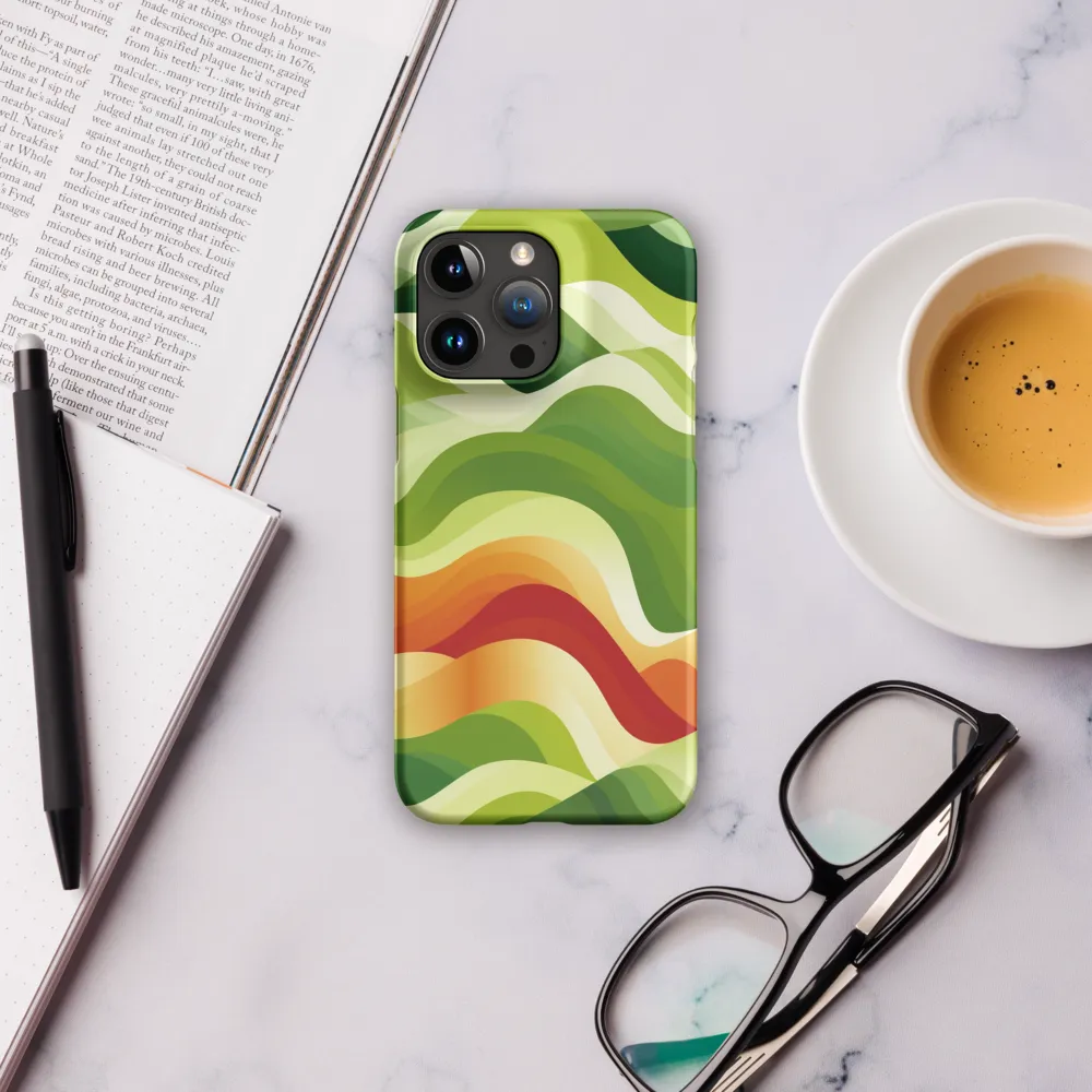 Waves of Nature | Phone Case |  15 Pro Max | Snap Case | Matte