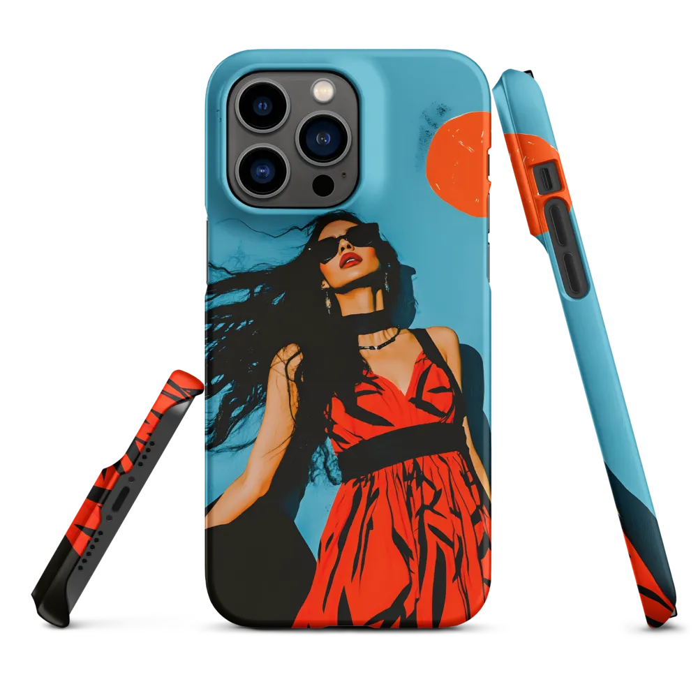 Turquoise Sun — Woman in Red Dress