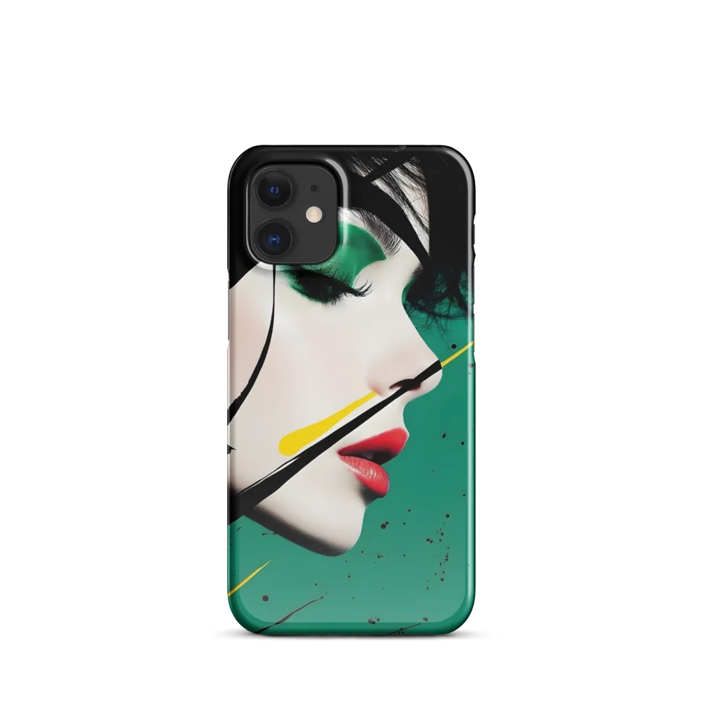 Emerald Profile with Ink and Yellow Accent