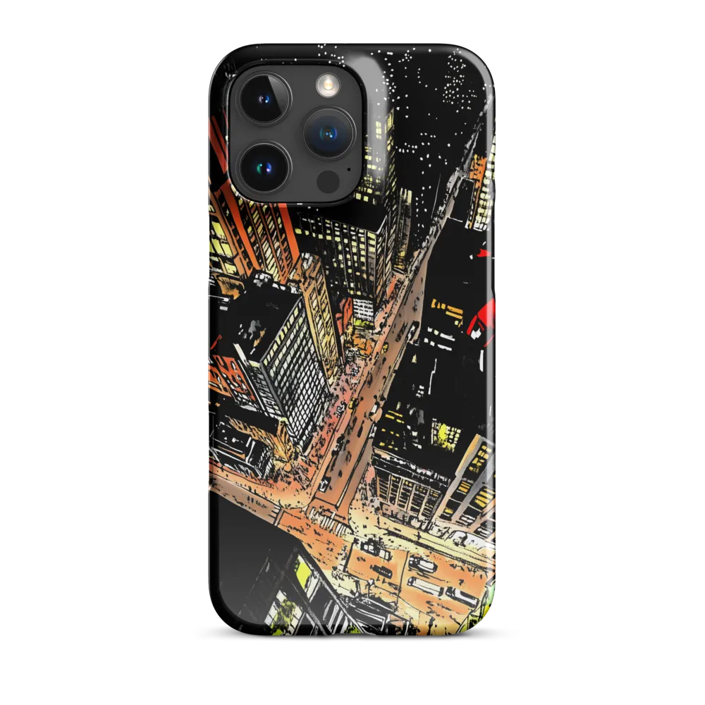 Urban Nightscape: A Bird's-eye View