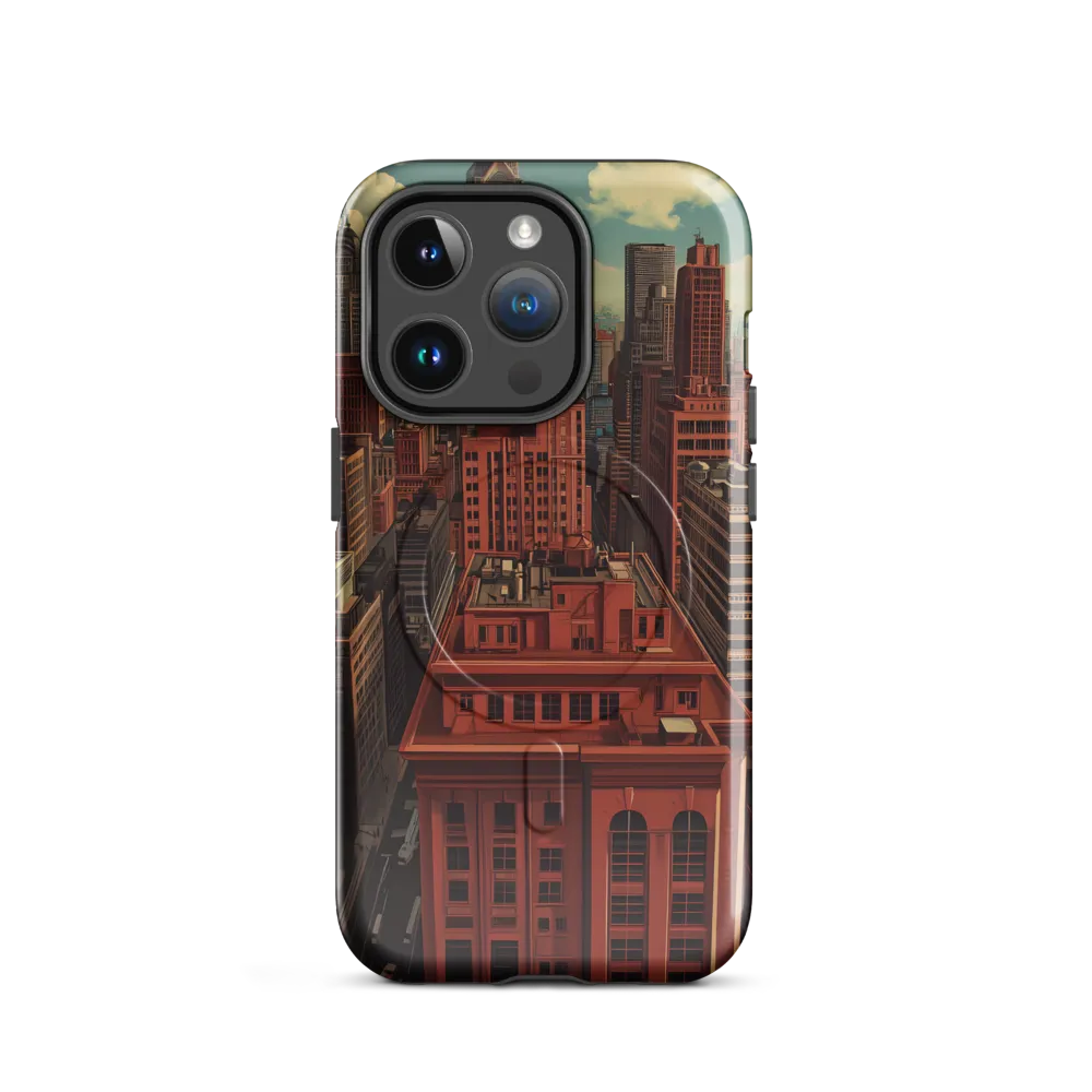 Urban Reverie: A Journey Through the City | Phone Case |  14 Pro | MagSafe® Tough Case | Glossy