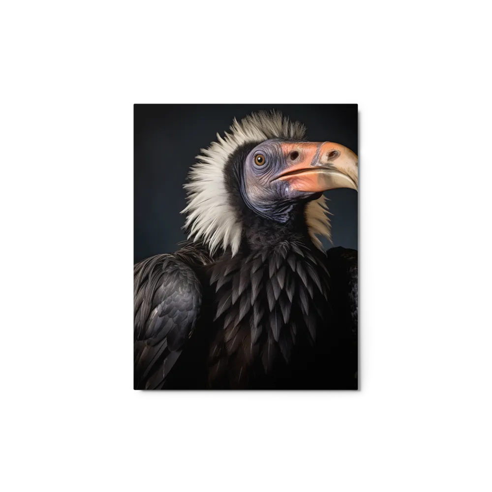 Majestic Vulture Portrait | Metal Print | 11″×14″