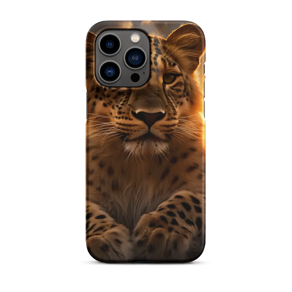 Regal Presence: The Leopard at Sunset