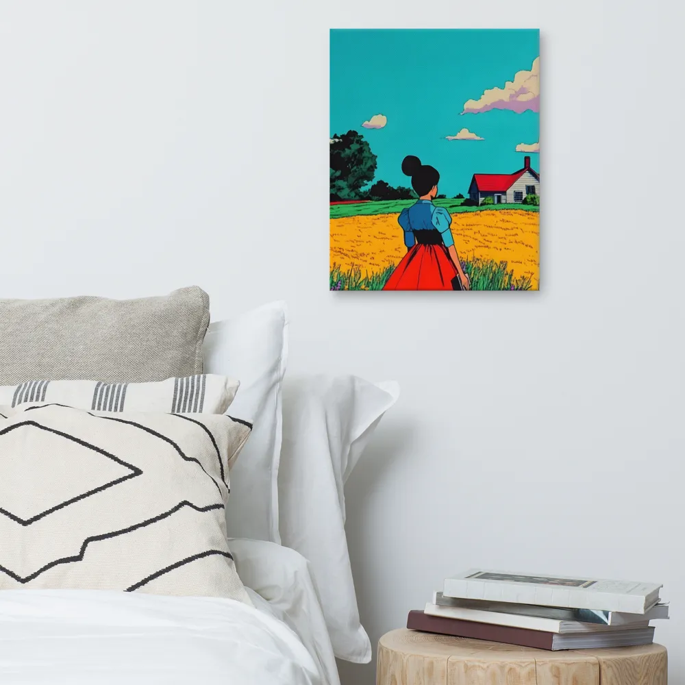 Whispers of a Sunlit Meadow | Canvas | 16″×20″