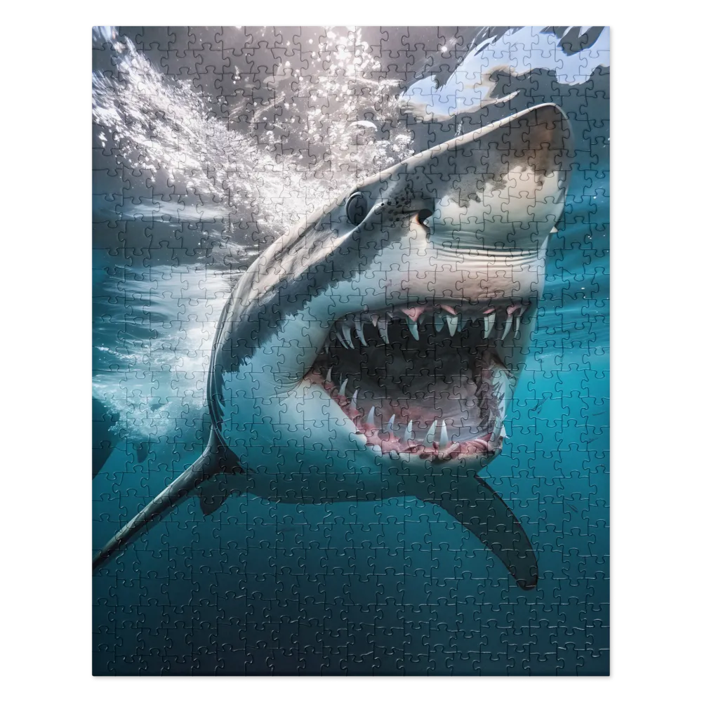 Majesty of the Ocean: The Great White Shark | Jigsaw Puzzle | 520 pieces