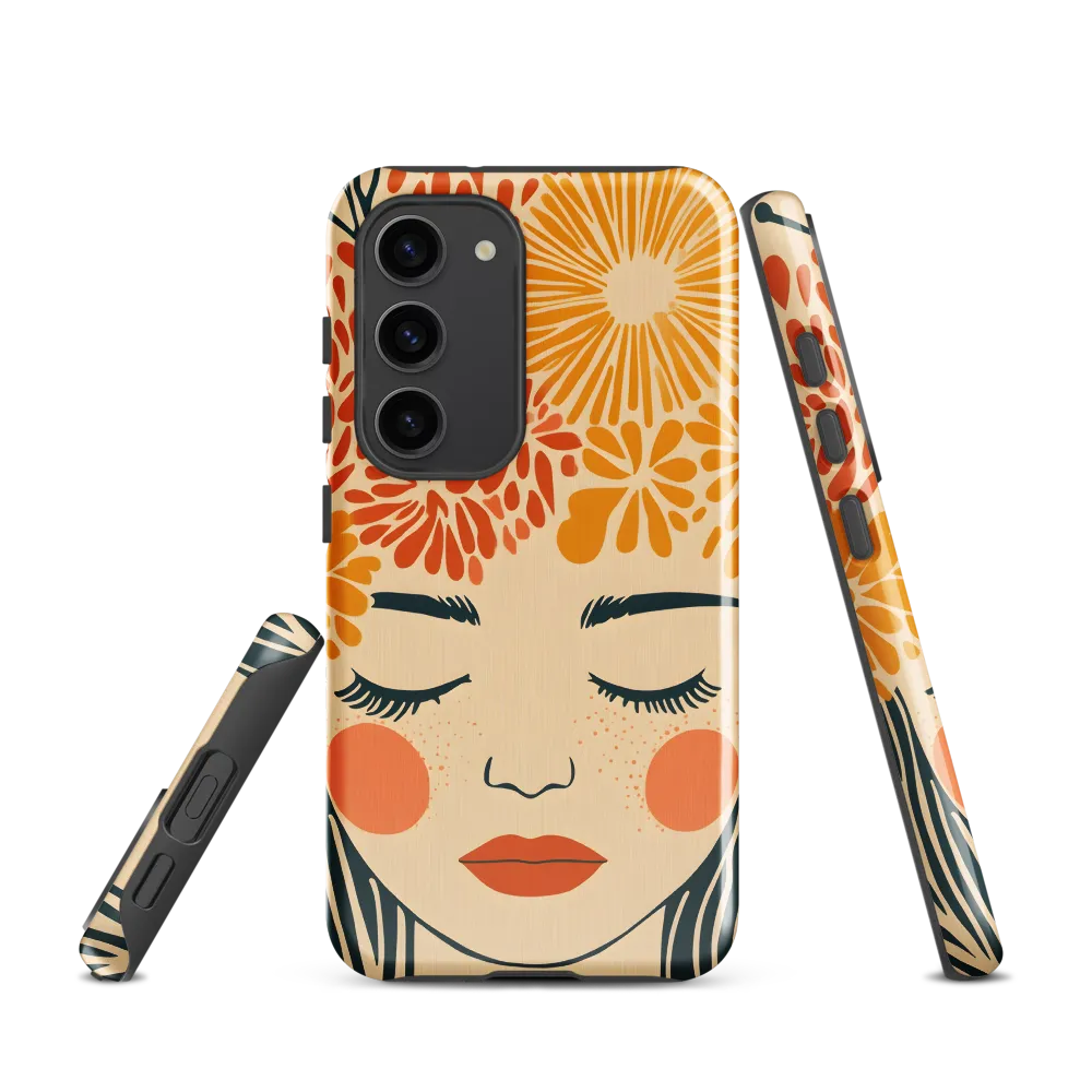 Serenity in Bloom | Phone Case |  S23 | Tough Case | Glossy