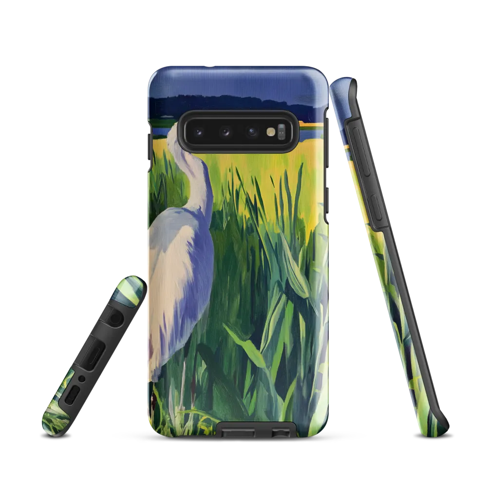 Graceful Presence: The Heron in the Meadow