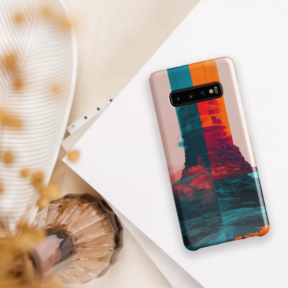 Ethereal Fortress at Sunset | Phone Case |  S10 Plus | Snap Case | Glossy