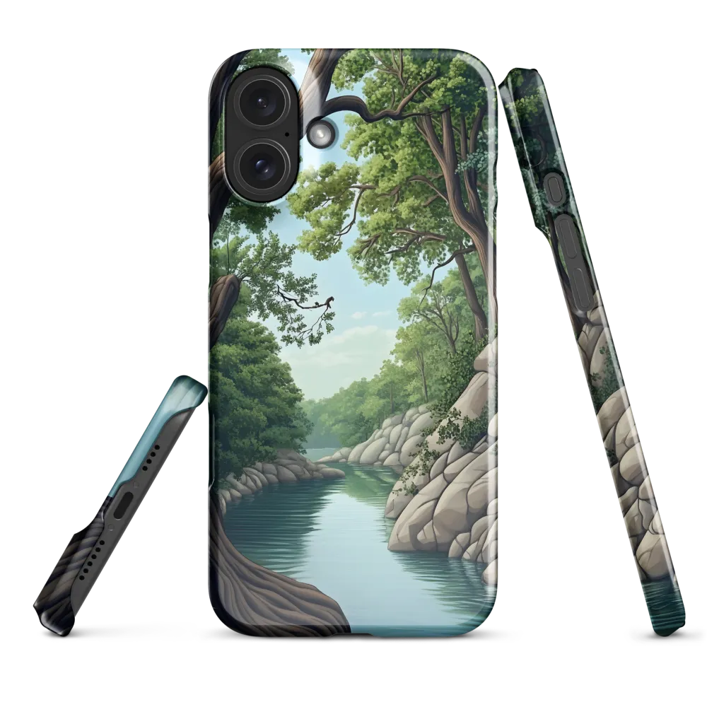 Tranquil Reflections: A Serene River Landscape
