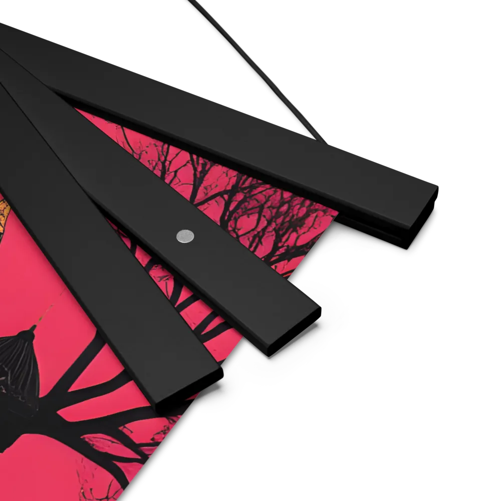 Urban Reverie | Poster With Black Wood Hanger | 18″×18″