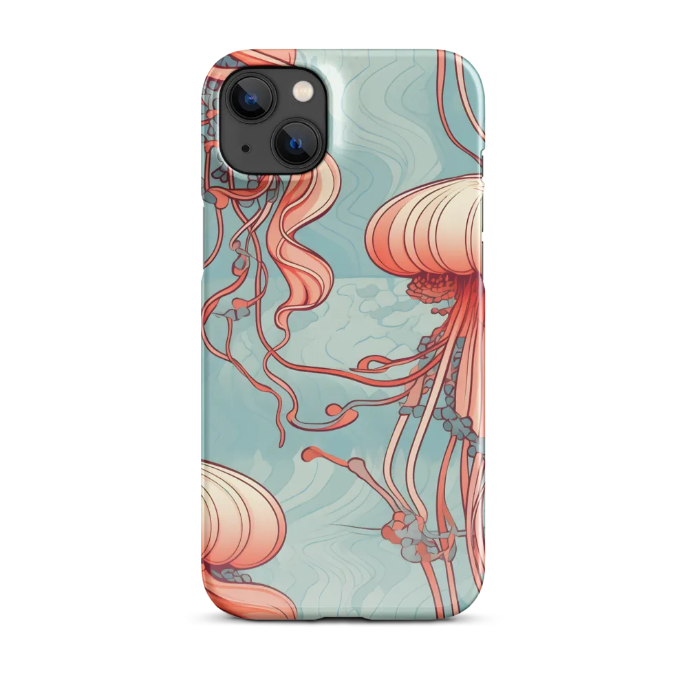 Ethereal Dance of Jellyfish | Phone Case |  14 Plus | Snap Case | Glossy