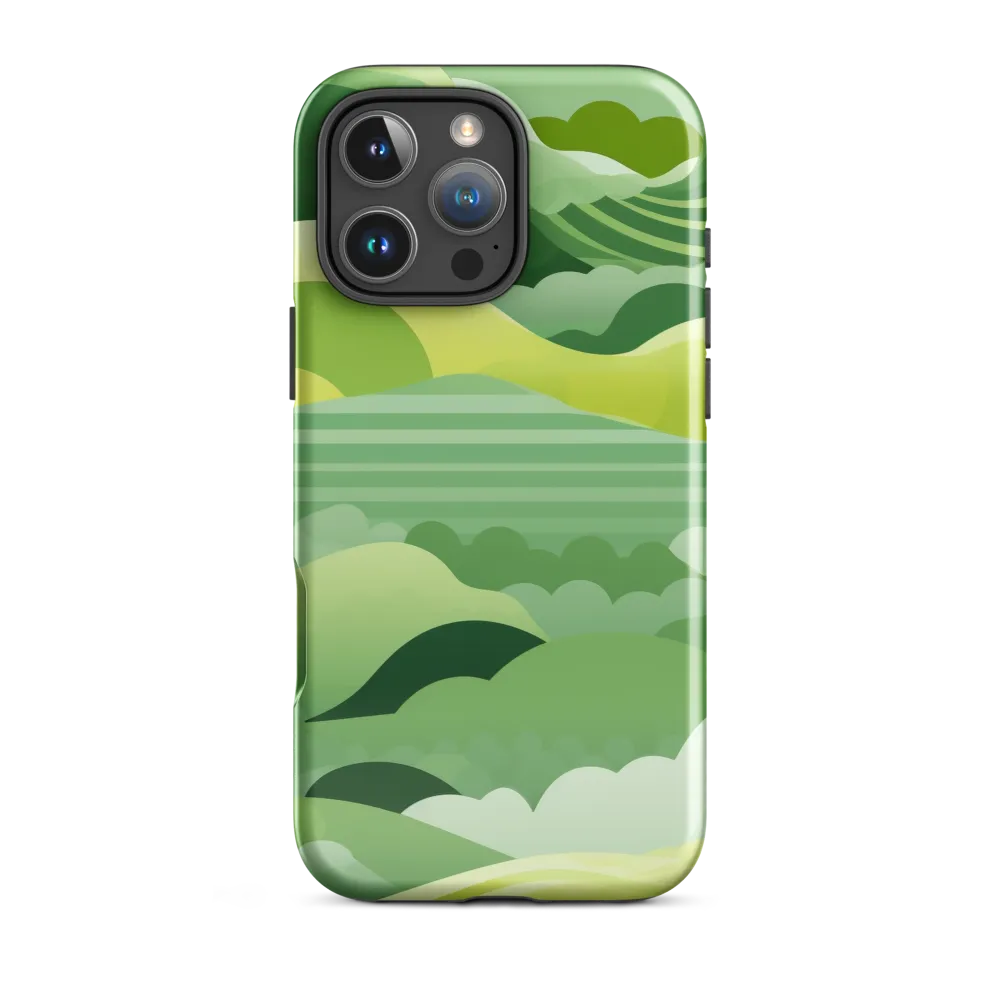 Tranquility in Green Waves
