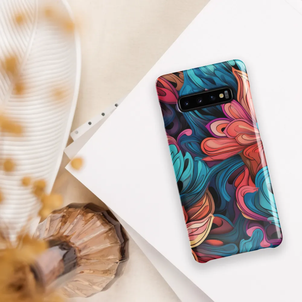 Floral Symphony | Phone Case |  S10 Plus | Snap Case | Glossy