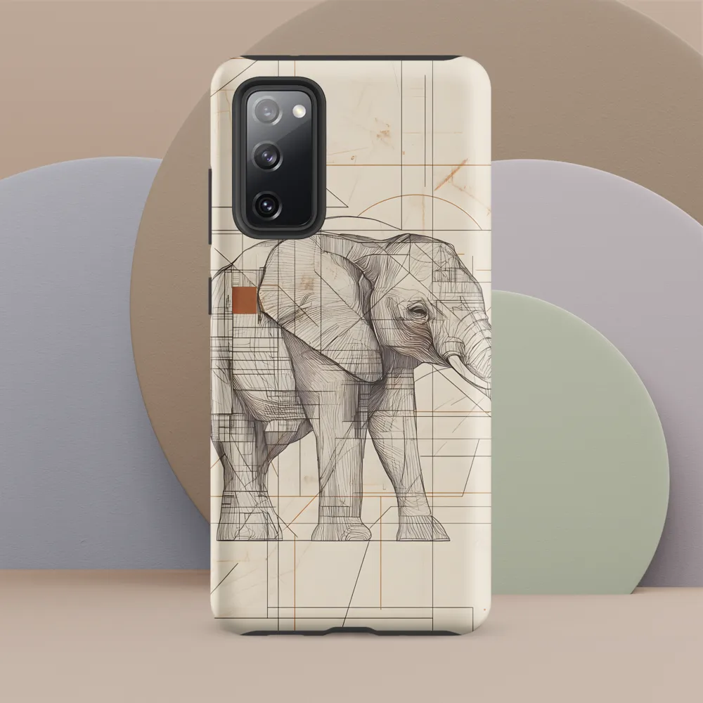 Geometric Elegance: The Steel Elephant