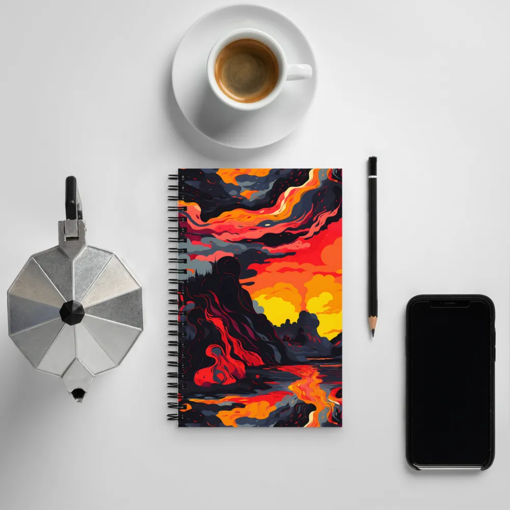 Eruption of Colors | Spiral Notebook